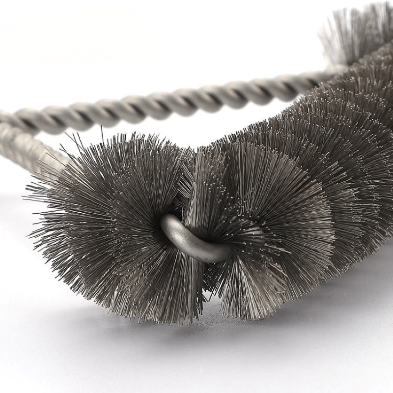 Pizza Lònướng BBQ BBQ Nướng bằng thép không gỉ thép không gỉ lông bằng tay cầm bằngnhựa