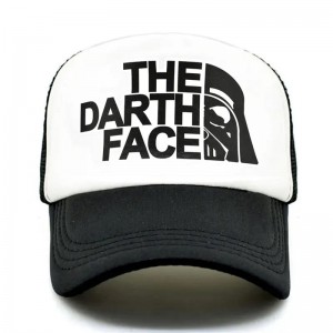 Darth Trucker Cap Star Cap Men Funny Face Hat Bóng chày Mũ bóng mát Mesh Mesh Mũ chonam giới