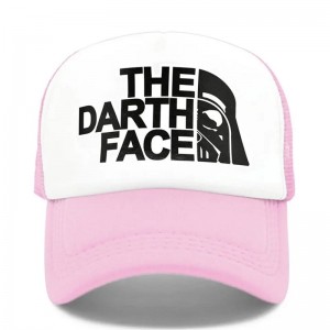 Darth Trucker Cap Star Cap Men Funny Face Hat Bóng chày Mũ bóng mát Mesh Mesh Mũ chonam giới