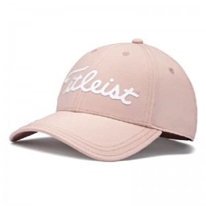 Người chơi của phụnữ hiệu suất Golf Cap Custom TPU Logo 6 Bảng điều khiển Cap Golf Mũ bóng chày Curved Bill Rose Golf Mũ phụnữ