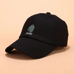 100% Cotton Custom 6 Panel Panel Dad Hat, Logo thêu không cấu trúc Hat Custom