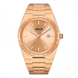 Baogela 40mm Thương hiệu tất cả bằng vàng bằng thép không gỉ Men \\\\ cổ điển kinh doanh cổ điển 50m Waterproof Japan Diet