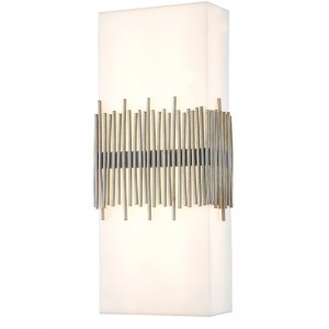 Khách sạn Hotel Wall Sconce với lớp hoàn thiện cổ và bóng hình chữnhật tại khách sạn phòng khách điển hình