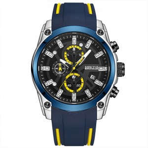 Đồng hồ thể thao quân sự của Baogela Đàn ông Người đàn ông Thời trang BLUE SILICONE DRANTWATCH Người đàn ông sang trọng hàng đầu Thương hiệu Lum Watch 22705