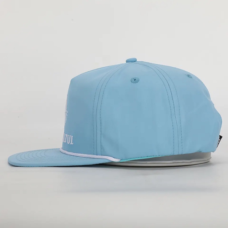 OEM tùy chỉnh chất lượng cao 5 Bảng điều khiển phẳng hóa đơn phẳngnhanh chóng logo snapback logo, mũ dâynylon cổ điển không cấu trúc