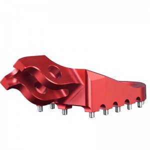 Các bộ phận sửa đổi CNC CNC CNC Ultra Specision Chi phí lớn Xử lý các bộ phận xe máy Off-Road đã sửa đổi bàn đạp chân không trượt