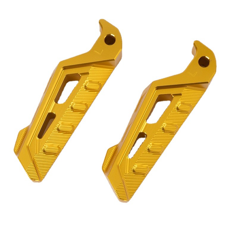 CNC sửa đổi bộ phận xe máy phía sau chân sau xoay bàn đạp lớn Phụ kiện xe máy Xử lý tùy chỉnh