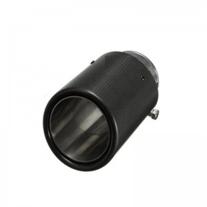 Tùy chỉnh chất thải và bộ giảm âm của sợi carbon bóng hoặc muffler cho ống đuôi