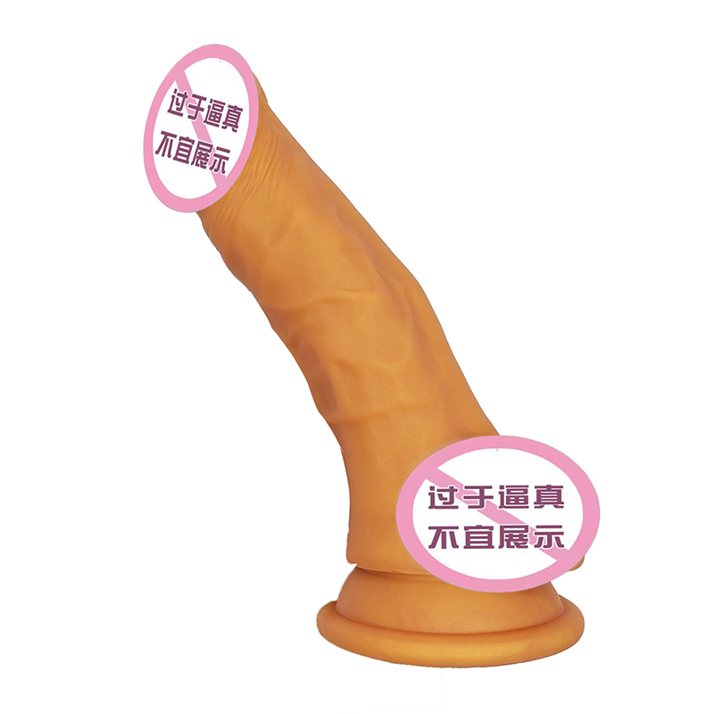 821 Cửa hàng dành chongười lớn gợi cảm Giá bán buôn Kích thước lớn Sex Dildo Tiểu thuyết Đồ chơi mềm mại Silicone Lực đẩy dương vật giả cho phụnữ trongnữ thủ dâmnữ