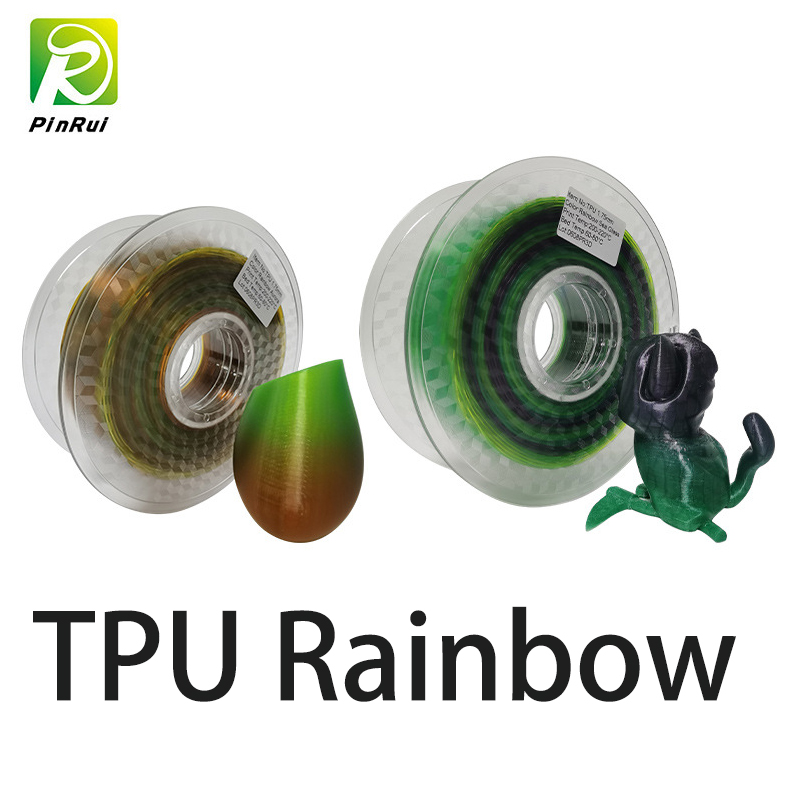 TPU Rainbow Filament 3D Filament Soft Flex1,75mm FDM
