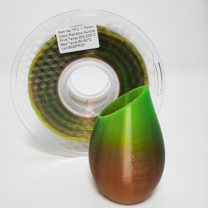 TPU Rainbow Filament 3D Filament Soft Flex1,75mm FDM
