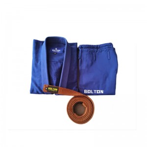 Bán buôn BJJ GIS Belt tùy chỉnh 100% võ thuật cotton màu xám BJJ Belt