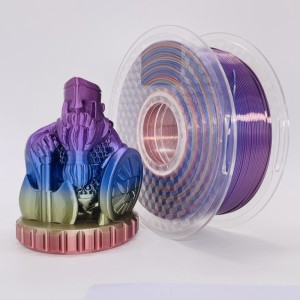 Silk Rainbow Multicolour PLArment Pastel Color1,75mm Máy in 3D PLA