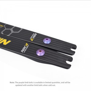 270024 NIKA Bắn cung N3 Pro Carbon Limbs Chụp mục tiêu cho Bow Recurve Bow