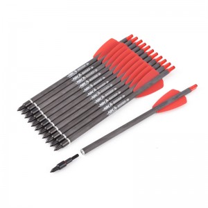 Nika Bắn cung 113167-02 ID6.2mm 7.5Inch Crossbow Crossbow Bolts Nhựa Nock Bắn cung Bắn súng Cobra ADDER/R9/RX