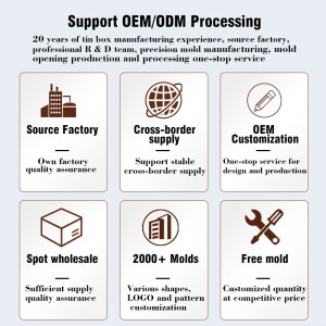 Hộp đóng gói điện tử hộp hộp thiếc hộp hình chữnhật hộp quà tặng hộp quà tặng