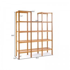 Bamboo Tùy chỉnh kệ tiện ích hiển thị giá đỡ giá đỡ giá đỡ