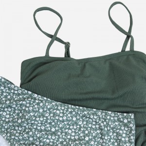 RIB RUCHED OLIPSTRING TOP&DITSY High Vòng eo