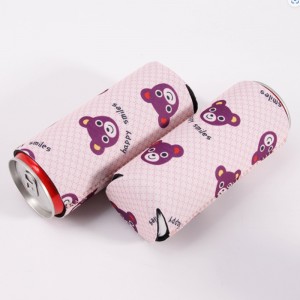 Chất lượng cao Eco thân thiện với bia mỏng có thể làm mát logo tùy chỉnh in coozy