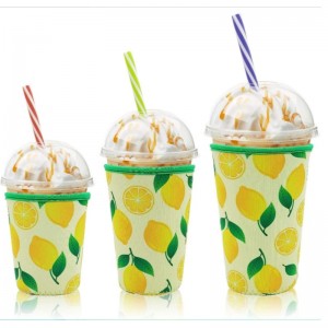 Tùy chỉnh chất lượng cao Kem Cream Sleeve với tay cầm cốc cà phê tích hợp tay áo