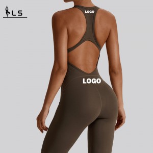 SC1071 Phụnữ Jumpsuits Gym Gym Romper One Piece Gym We