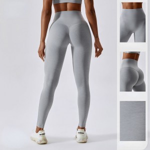 SC1095 Tùy chỉnh Thể thao Cao vòng eo Mông chạy quần legging Phụnữ tập thể dục quần yoga quần thắt lưng cao