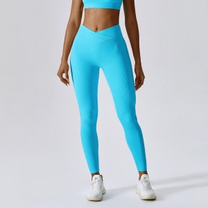 SC10108 Nữ Yoga quần hoạt động mặc quần legging phòng tập thể dục liền mạch