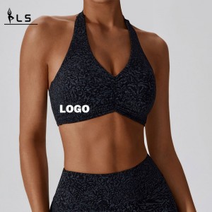 SC10133 78%nylon và 22% spandex halter thởnhanh khônhanh tập thể dục tập thể dục yoga mặc áongực thể thao chạy cho phụnữ