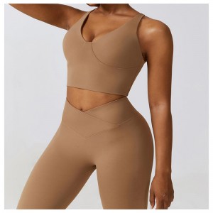 SC10136 Yoga áongực chất lượng cao tập luyện thể thao thể thao thể thao tùy chỉnh logo thể thao hàng đầu tập thể dục bra yoga