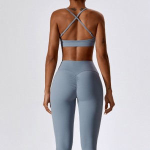 SC10164 BACK BACK YOGA thể thao áongực có tác động cao logo Phụnữ tập luyện thể thao BRA Bán buôn Yoga Cây trồng