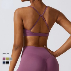 SC10168 Hỗ trợ mềmnén Yoga Sexy Sports Bra Back Back Yoga Thể thao áongực có tác động cao được đệm