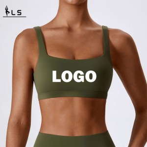 SC101611 Sexy Sport Sport Strappy Custom Sports Bra dành cho phụnữ Soft Dry Yoga chạy tập thể dục Sexy Sports Bra