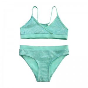 Áo tắm màu rắn một mảnh cho trẻ em