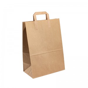 Kraft Retail Bolsas Túi giấy sang trọng với túi giấy kraft logo của riêng bạn có tay cầm