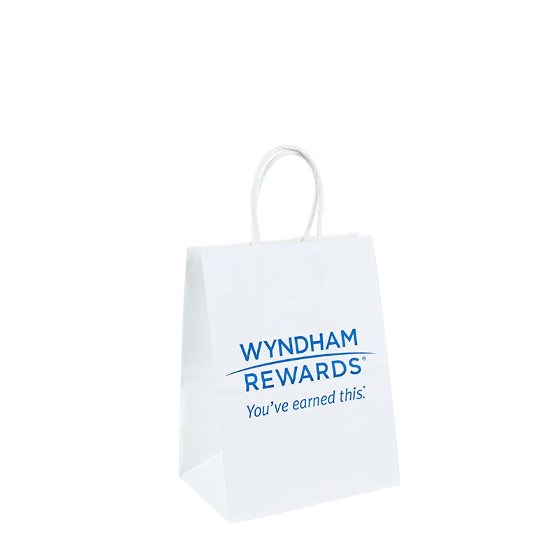 túi giấy kraft túi giấy trắng với logo kẹo tùy chỉnh túi thủ công với logo