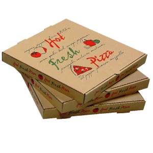 Hộp pizza kraft in