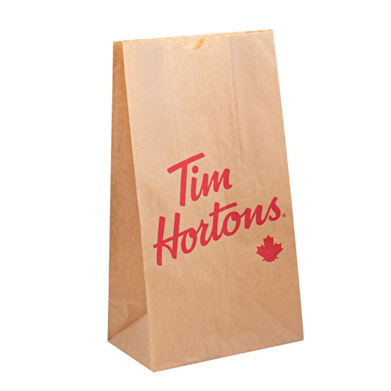 Túi bao bì giấy kraft không thấmnước cho đồ ănnhanh/hàng bánh