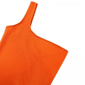 Vải màu cam xù áo bơi một đôi đồ bơi gợi cảm