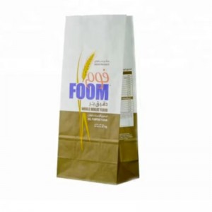Phong cách mới 1kg Túi giấy đóng gói bột mì 2kg 2kg
