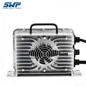 Bộ sạc pin 48V Golf Cart Bộ sạc pin đầu ra cao bộ sạc pin 50A với chứngnhận FCC