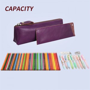 Vỏ bút da chính hãng,người giữ bút chì, túi vẽ bút máy