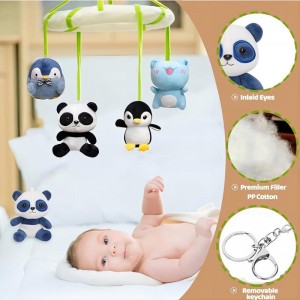 Keychain panda sang trọng