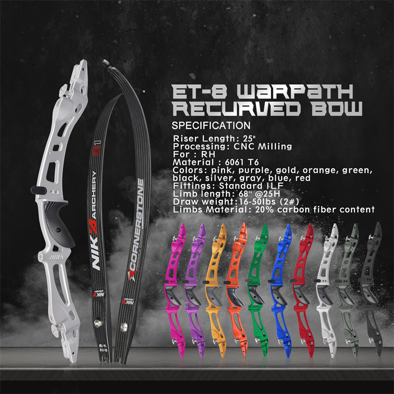 68inches recurve cung cấp cho cung thủ