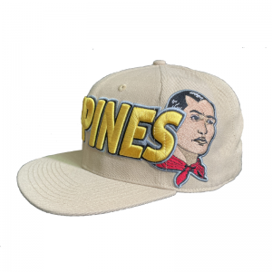 Chất lượng tốt Mũ màu tùy chỉnh logo 3D Puff Cotton Weop Blended Snap Back Backure FLAT BRIM Bóng chày mũ bóng chày