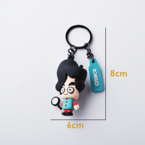 Tùy chỉnh quảng cáo pvc giánhà máy kim loại keychains thư thực phẩm 3D thiết kế miễn phí