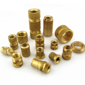 Đai ốc chèn ren bằng đồng thau