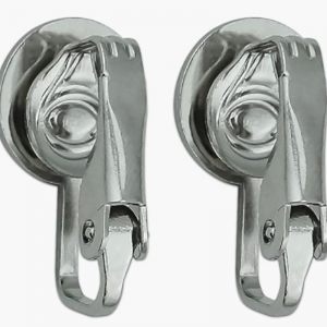 Clip chính thức của Bucknell Bison-Trên bông tai - cao-Hợp kim kim loại chất lượng, epoxy-Lớp phủ, không-Cần thiết cần thiết, trang sức trongngày trò chơi cho cựu sinh viên & Người hâm mộ