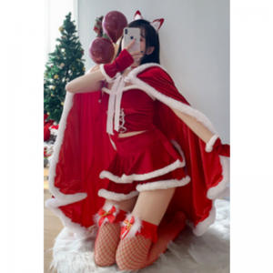 Phụnữ gợi cảm\\váy chonăm mới. Phong cách mùa đông mới, áo lót áo choàng, trang phục hợp thời trang cho các cô gáinóng bỏng, vô tội - Trang phục, áo choàng, áo choàng, đồng phục, đồng phục251+Giá 302...