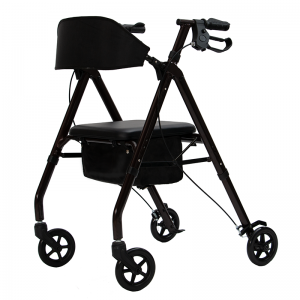 Rollator màu đen rộng