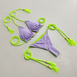 Sexy Two - mảnh bikini cho các cô gáinóng bỏng. Phong cách tam giác, gấp đôi - màu sắc - chặn. Bãi biển BIKINI -bộ đồ bơi, ba - Phong cách điểm 8826 Giá:$79,99